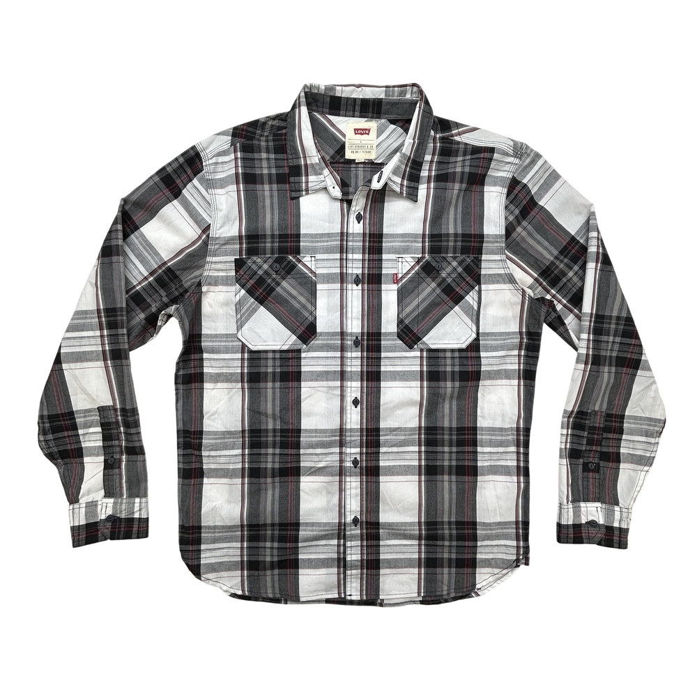 Levi's Shirt Mens Large Plaid Button Up Western Long Sleeve 3LYLW7732